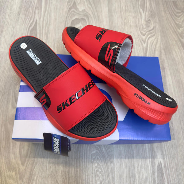 skechers Gowalk Gogamat Premium Slide Red