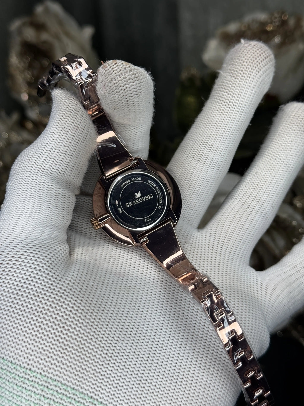 Swarovsk i Copper Brown Premium Ladies Watch
