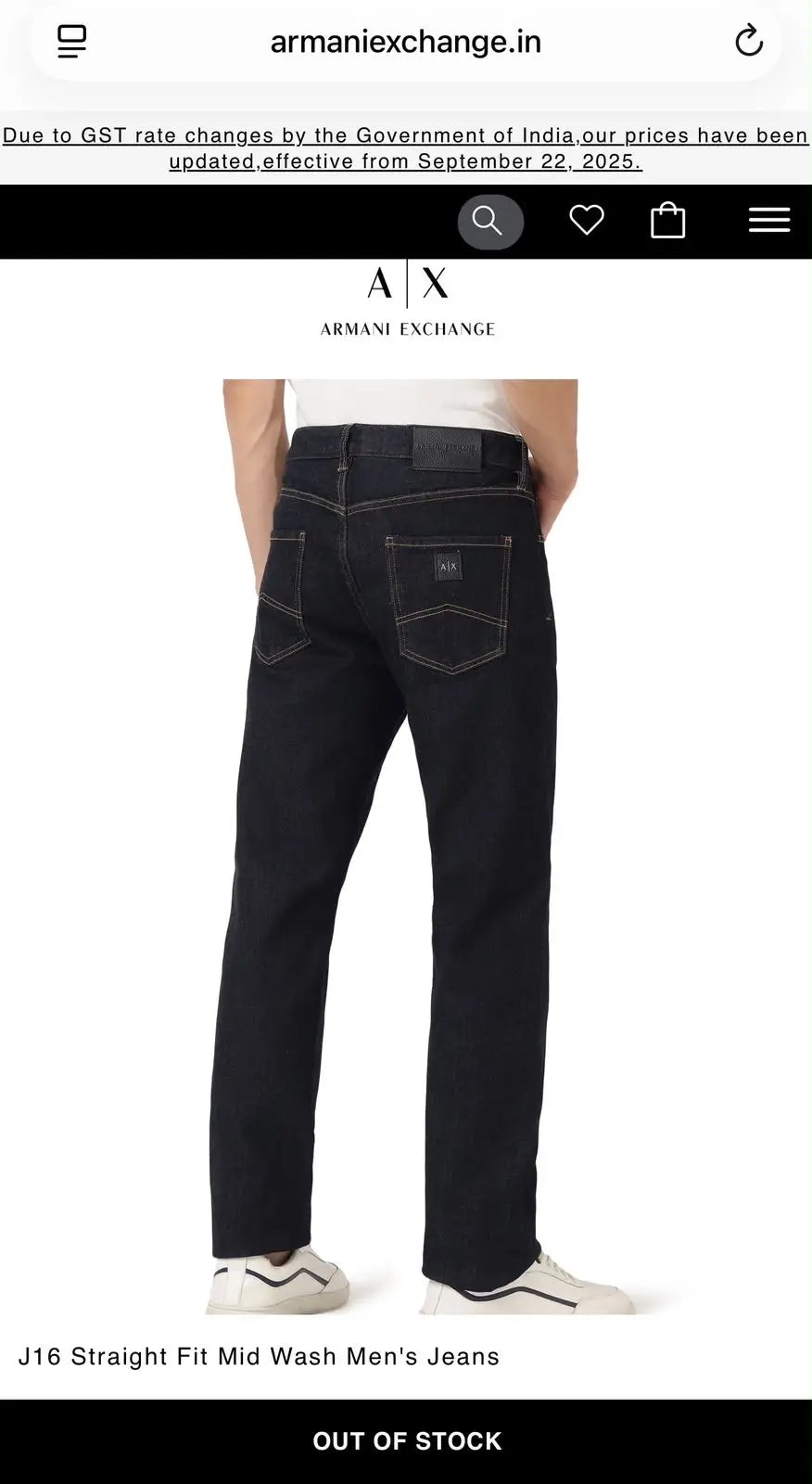 Arman i Exchange Raw Wash Blue Imported Denim Main image
