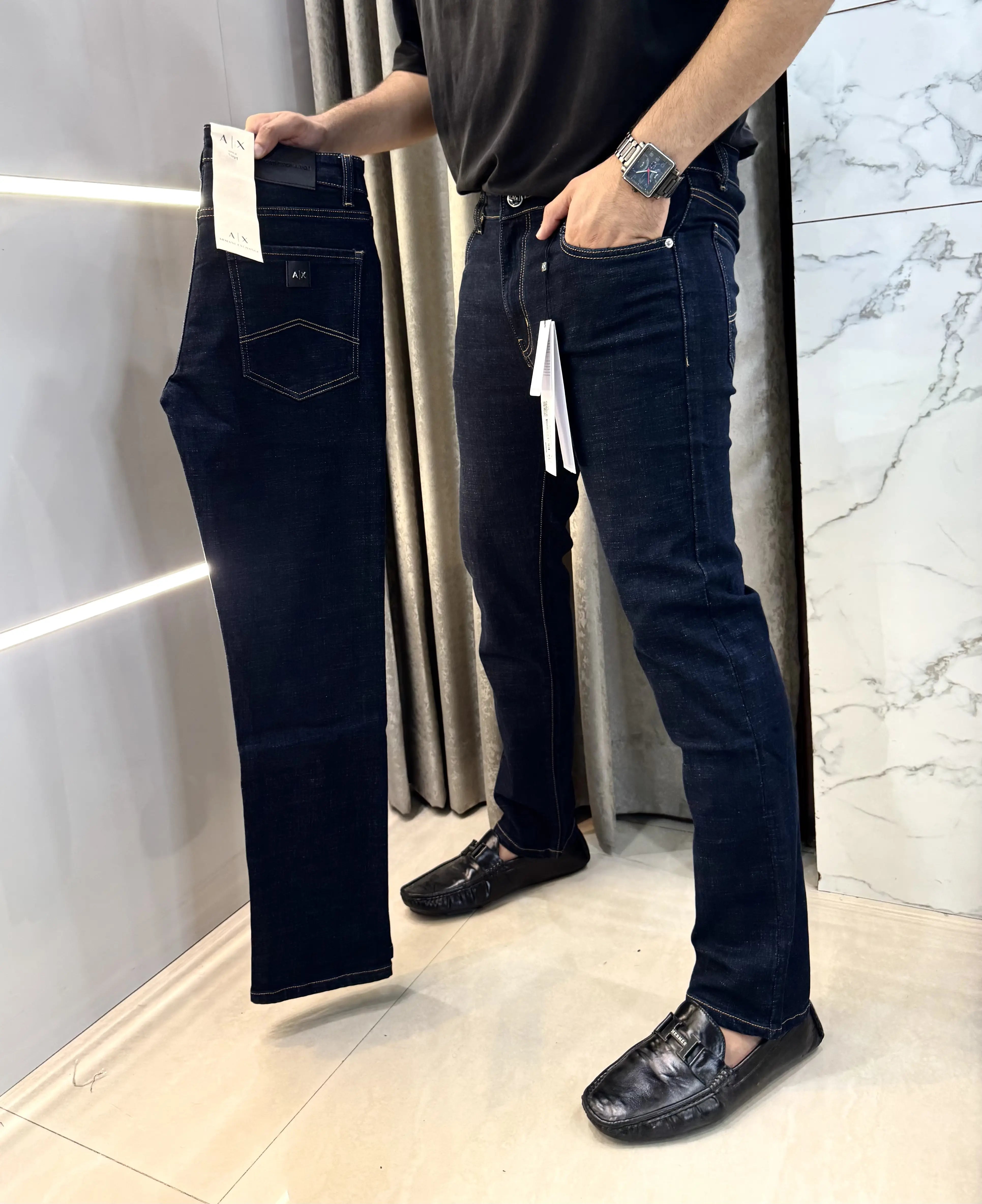 Arman i Exchange Raw Wash Blue Imported Denim Secondary image