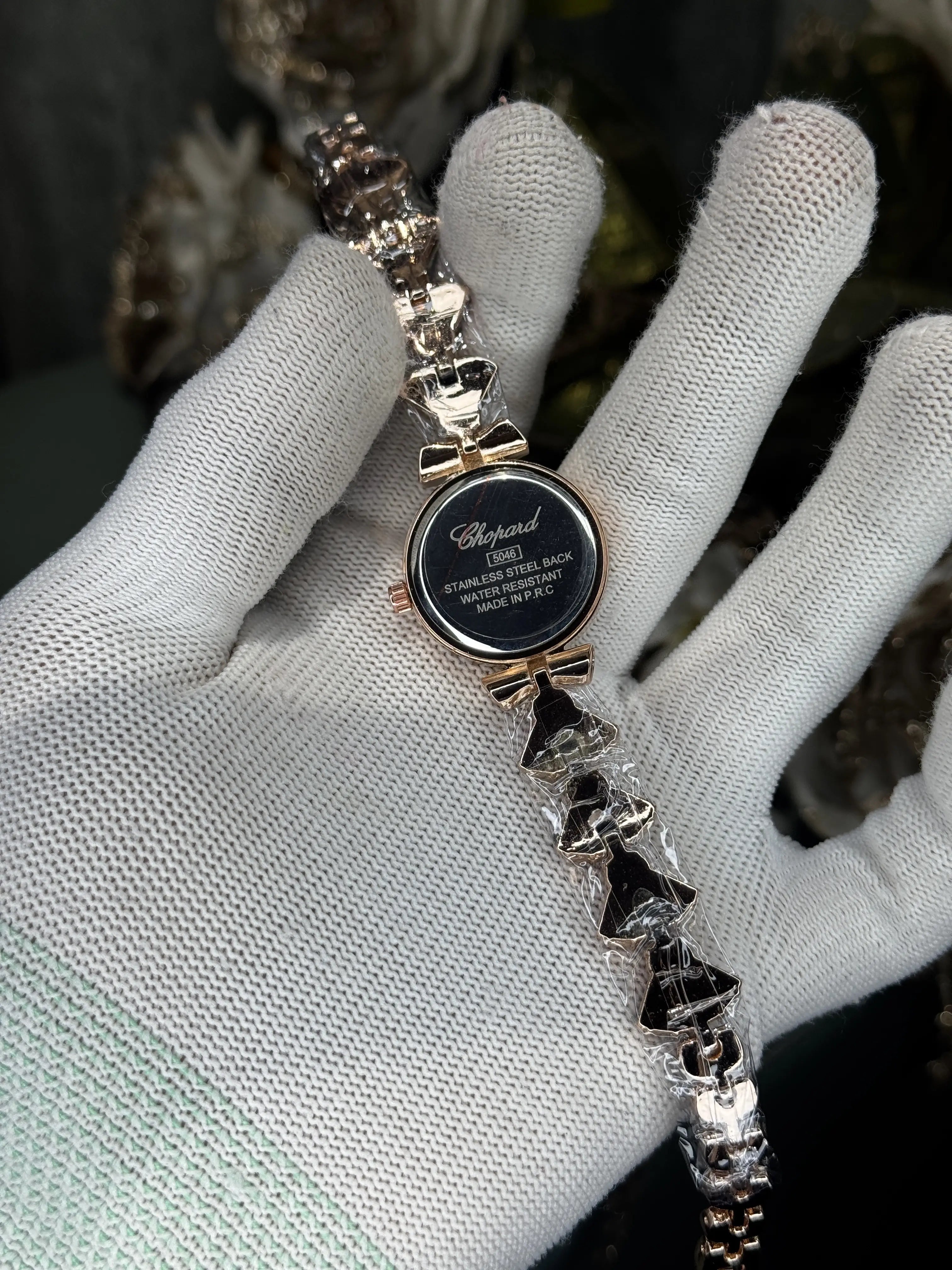Chopard Rose Gold Diamond Premium Ladies Watch
