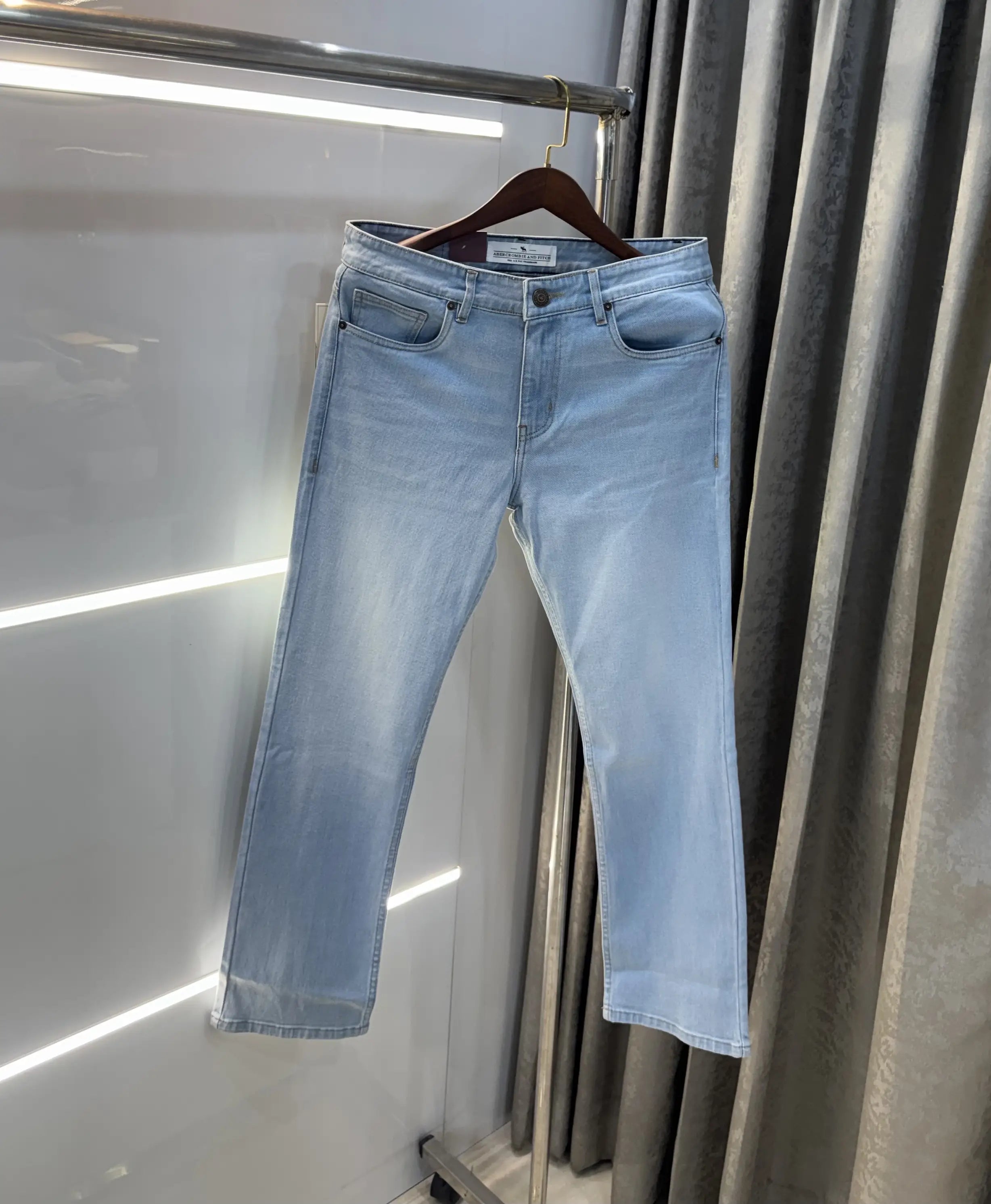 Abercombie &Fitch Sky Blue Imported Premium Denim Secondary image