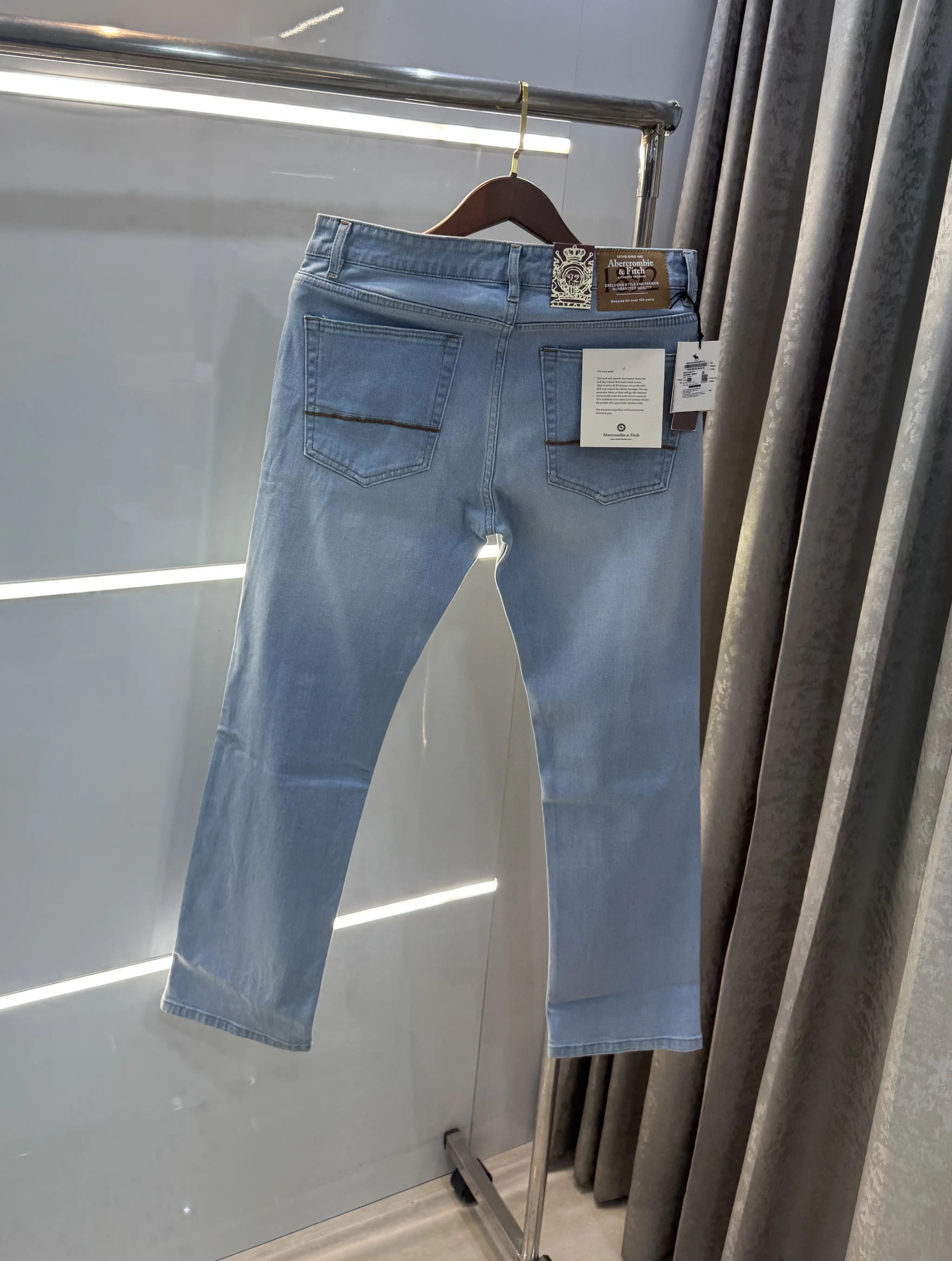 Abercombie &Fitch Sky Blue Imported Premium Denim Main image