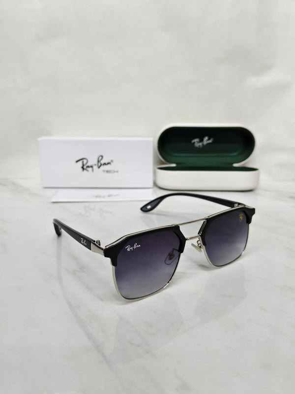 RAY BAN 04 BLACK SILVER GREY