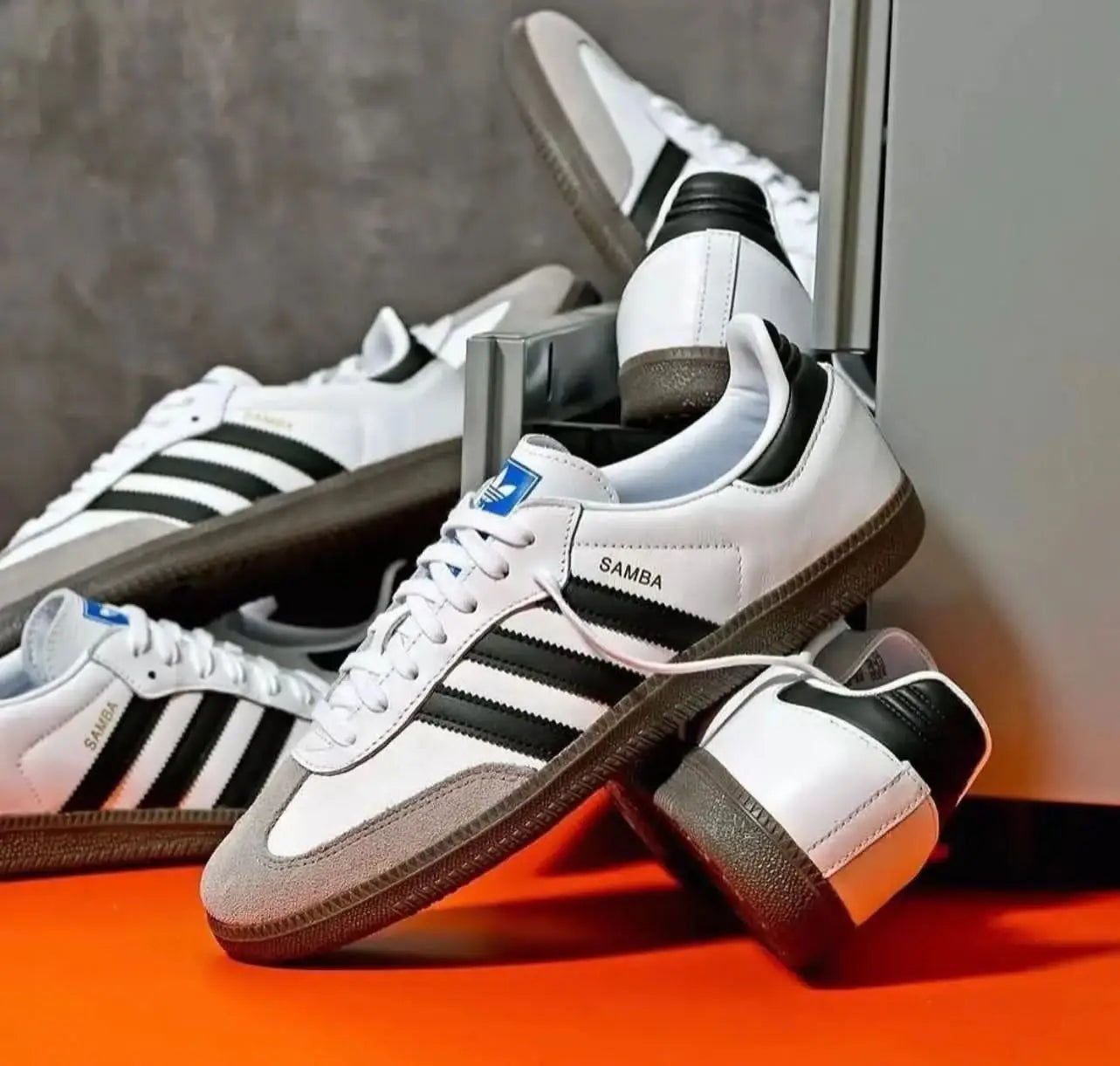 Adidas SAMBA WHITE BLACK MENS (FIX) Main image