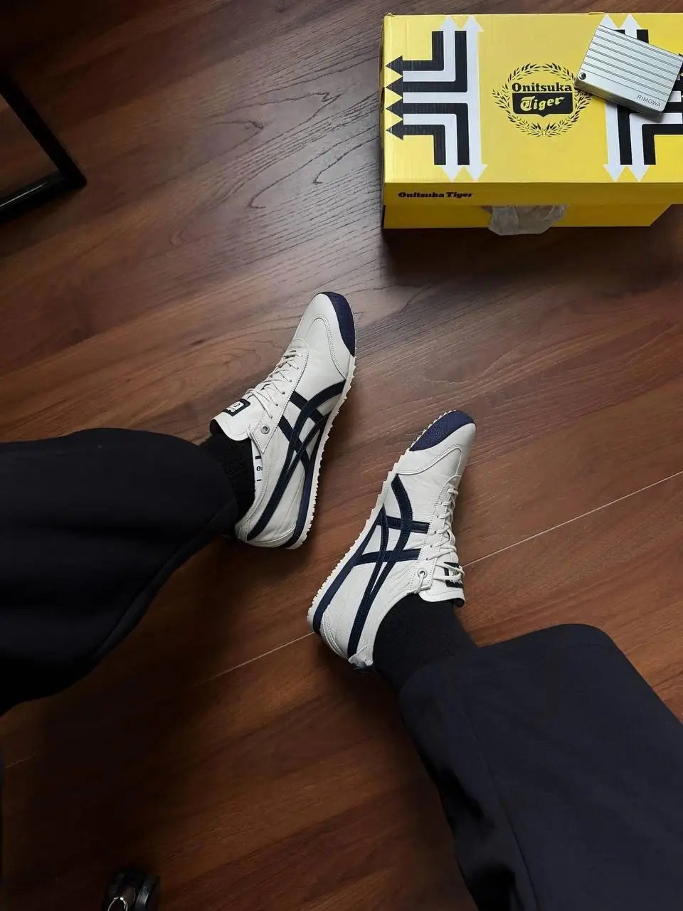 Onitsuka Tiger Mexico 66 SD Birch  Peacoat  7A Premium Sneakers D-2070