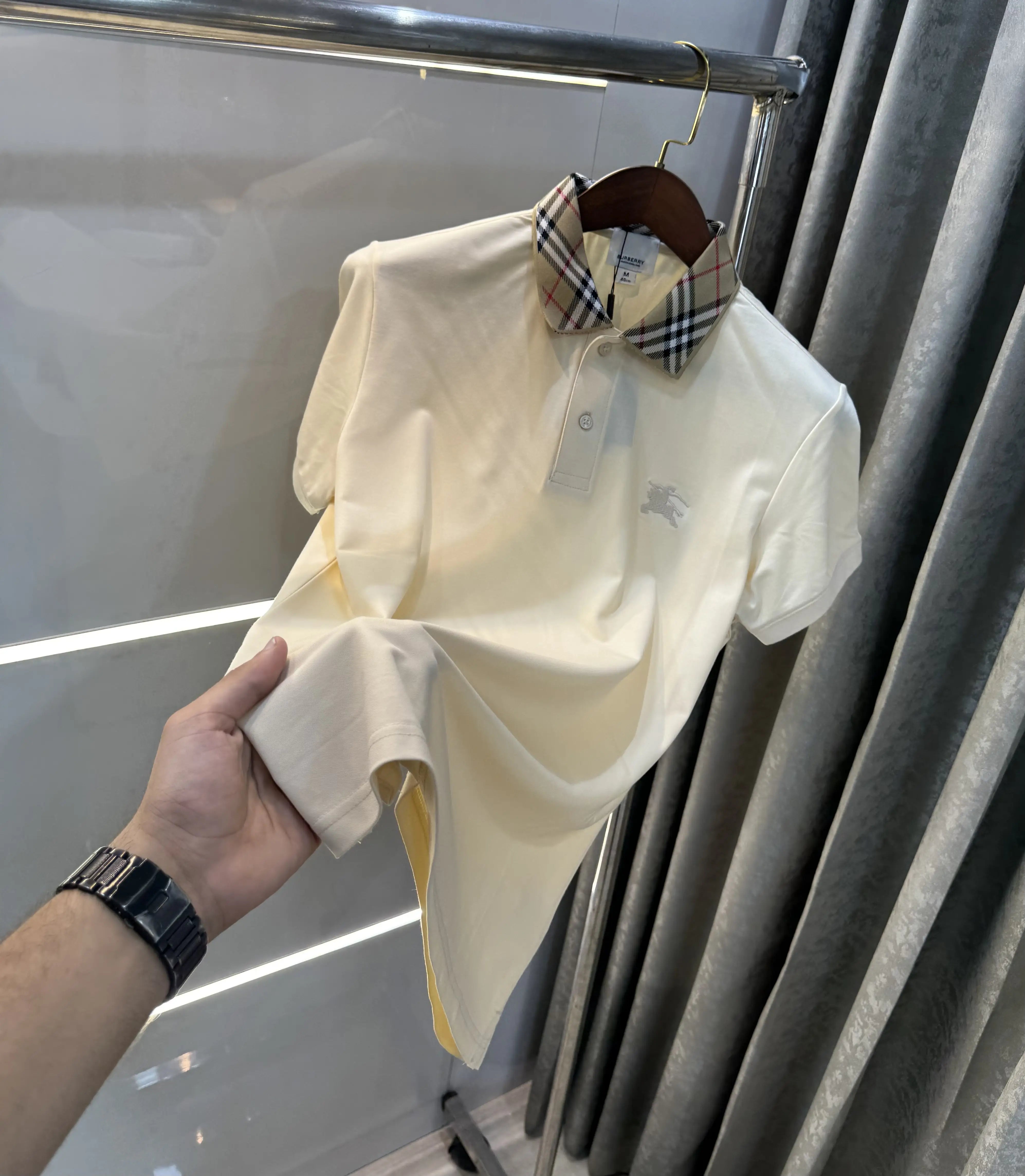 Burberr y Cream Imported Polo T-Shirt Secondary image