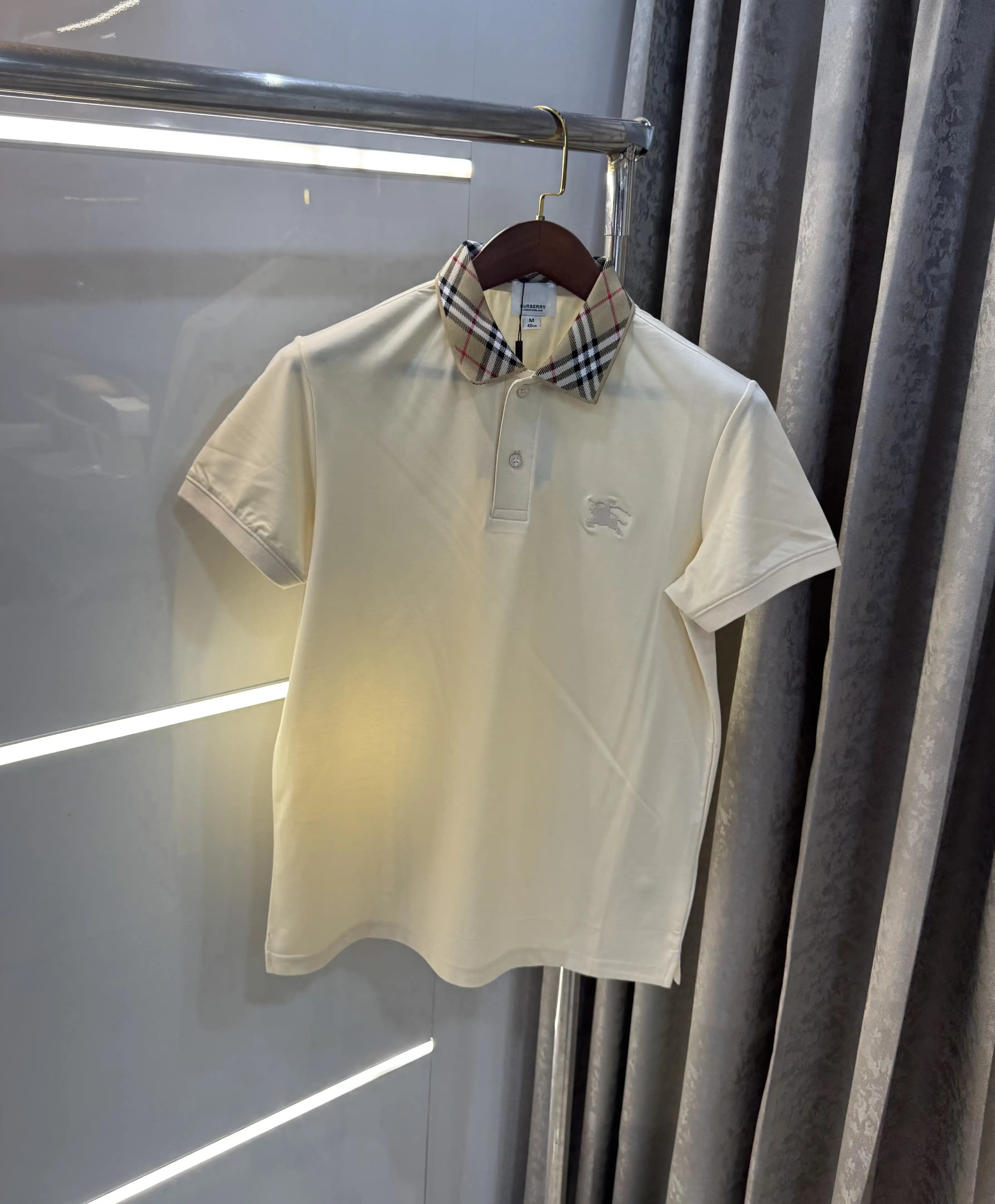 Burberr y Cream Imported Polo T-Shirt Main image