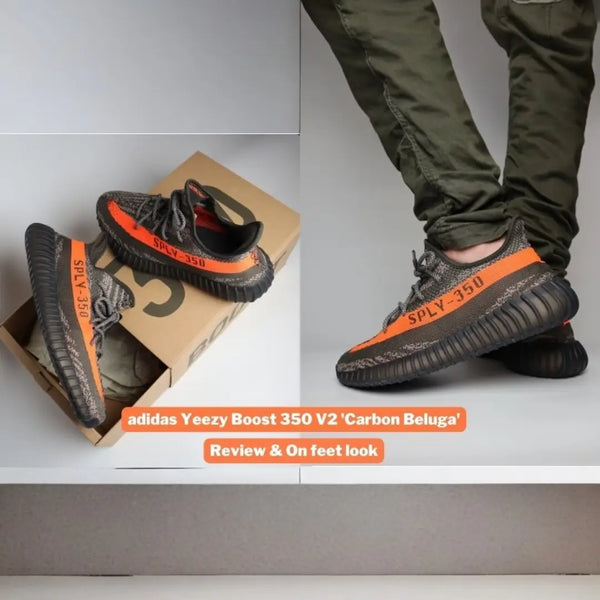Yeezy 350 V2 Carbon Beluga Reflective Semi UA With All Accessories