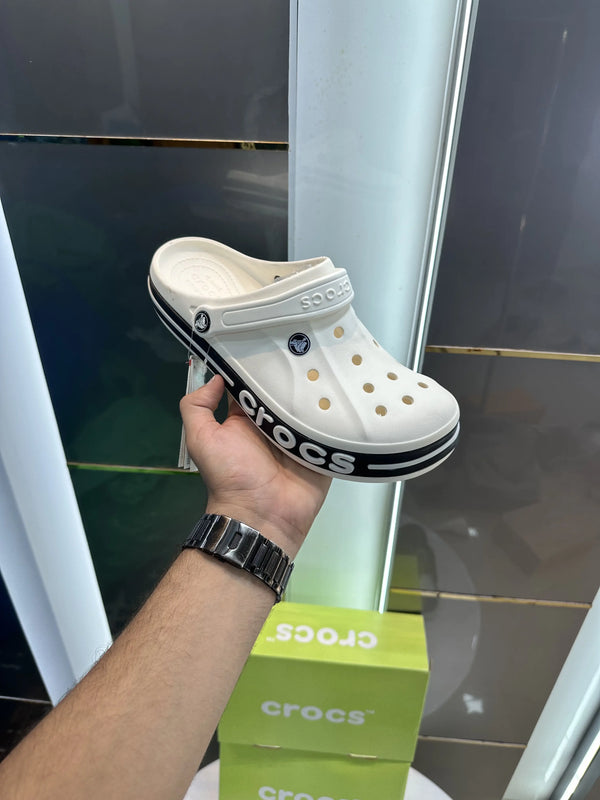 Crocs_Bayaband Clogs White Black