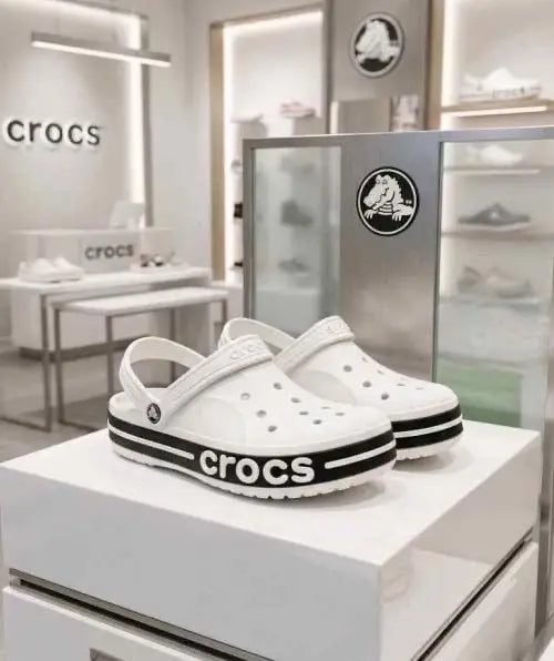Crocs_Bayaband Clogs White Black