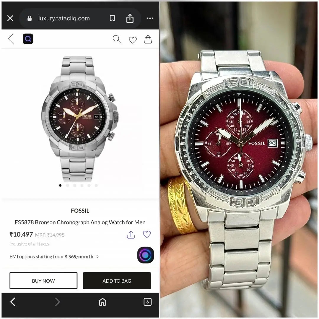 Fossil Bronson chronograph Main image