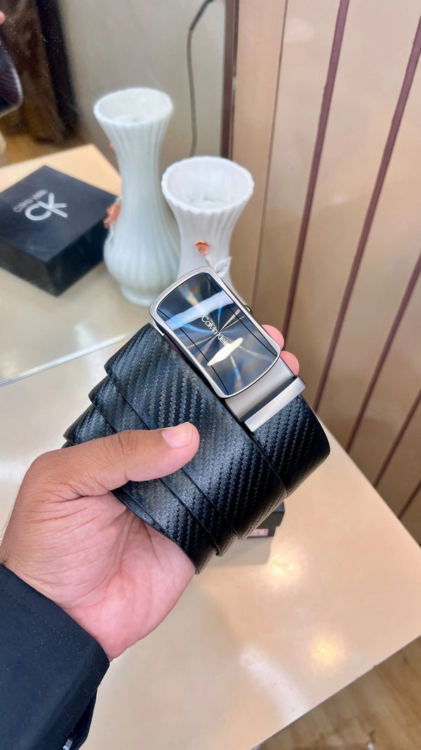 CK CALVIN KLEIN PREMIUM QUALITY IMP AUTOLOCK & REVERSIBLE BELT WITH OG BOX CK-514