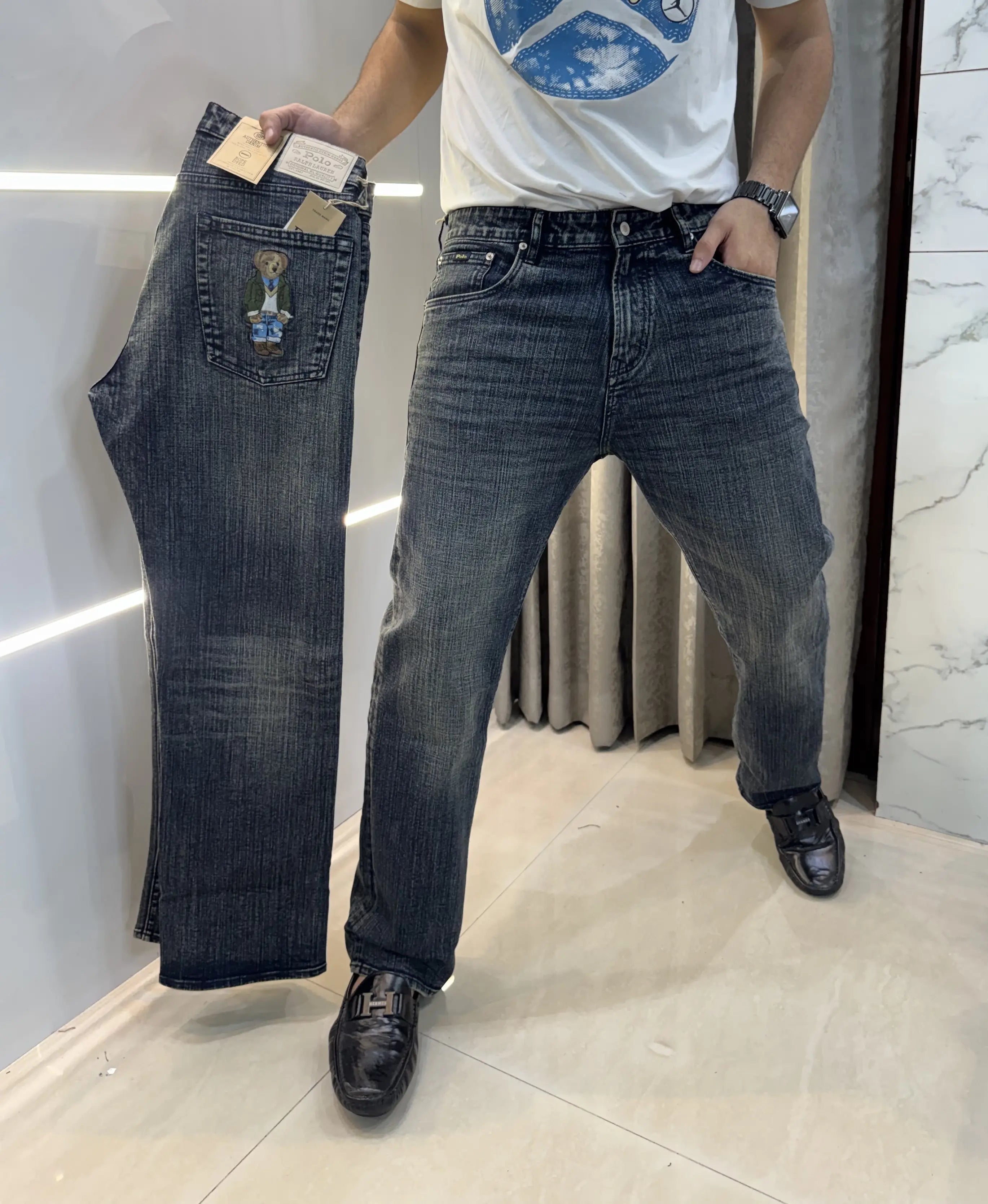 Ralp h Lauren Vintage Teddy Edtion Imported Denim