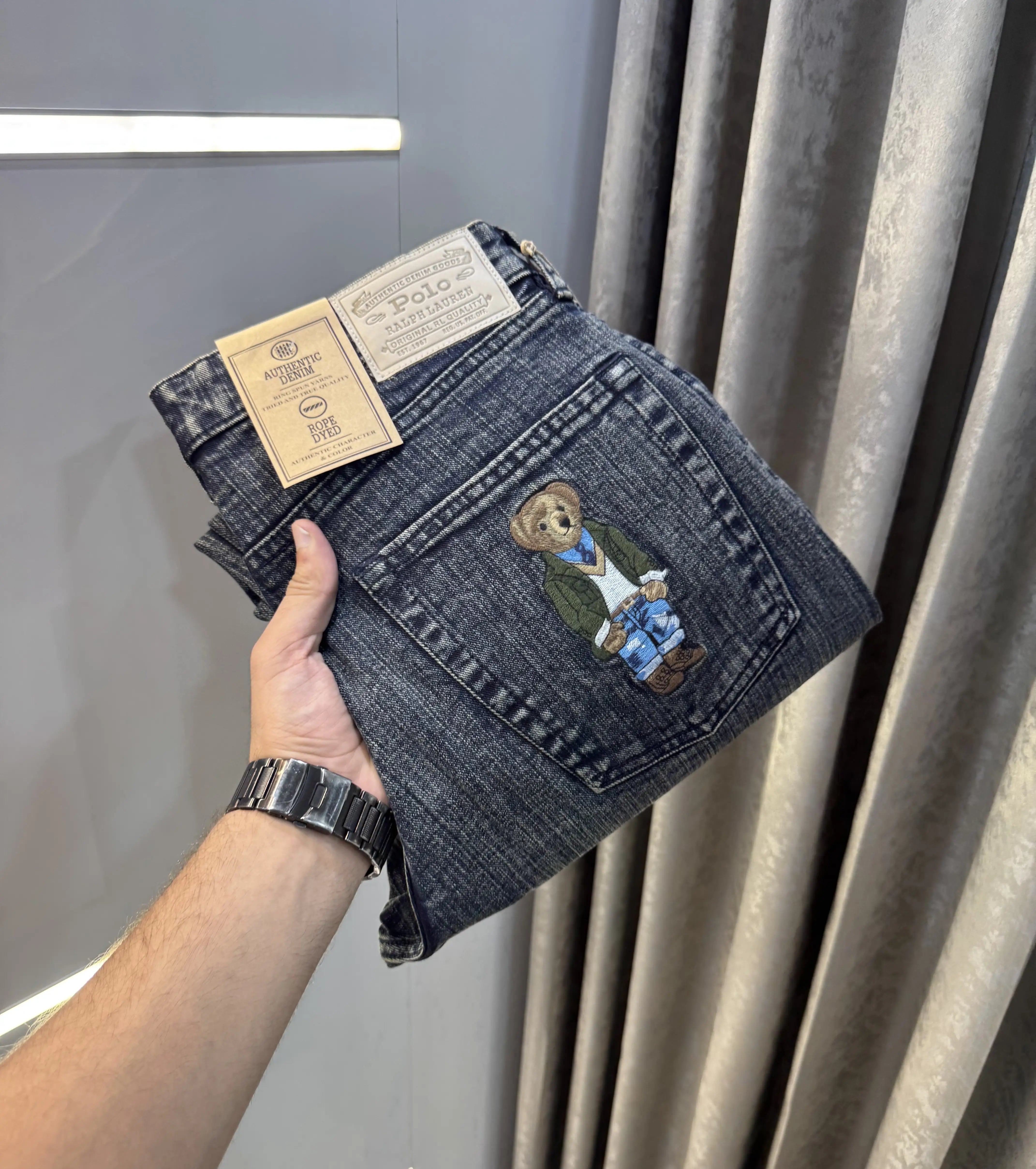Ralp h Lauren Vintage Teddy Edtion Imported Denim Secondary image