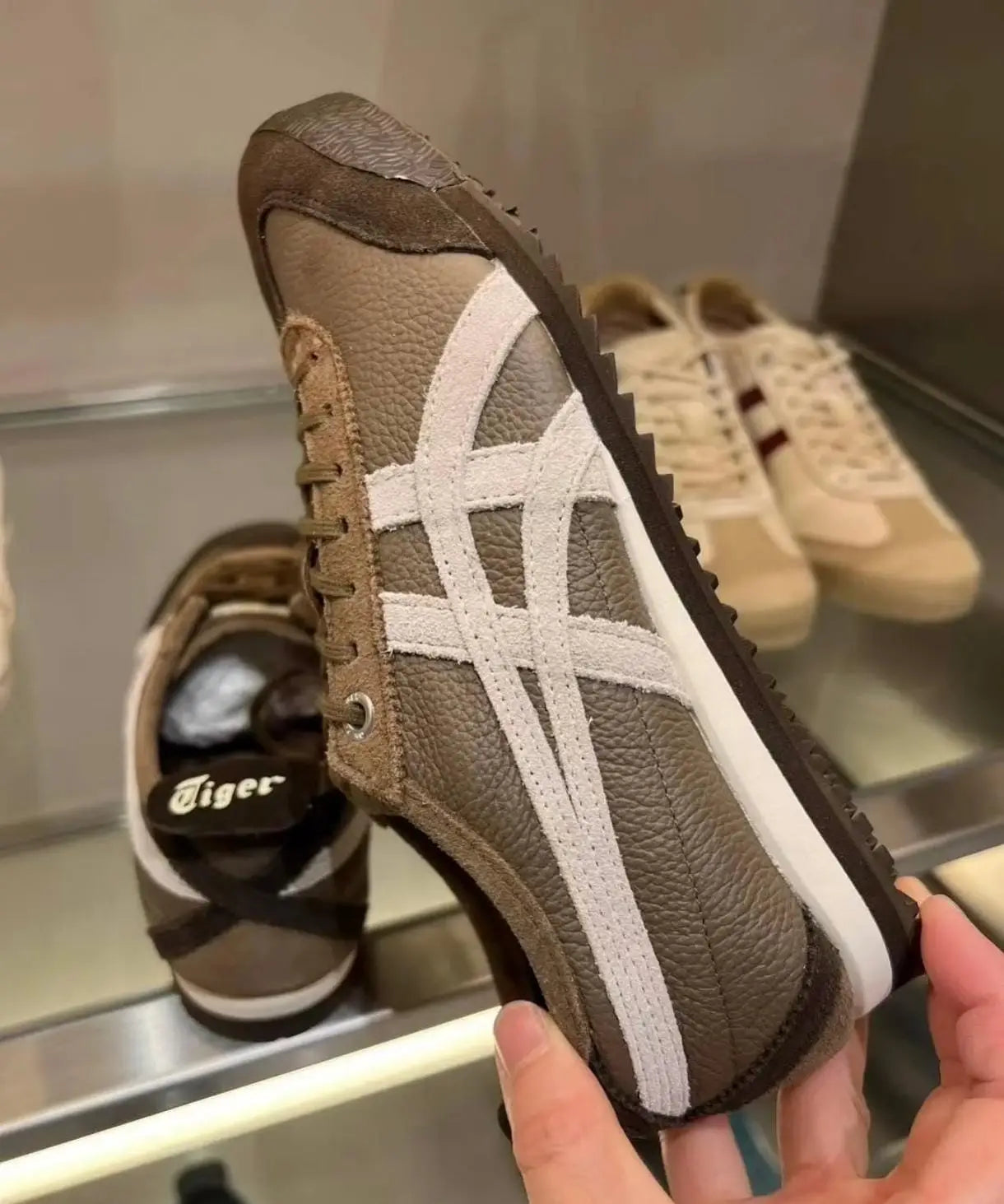 Onitsuka Tiger Mexico 66 SD Vin Clay Canyon Cream 7A Premium D-2037