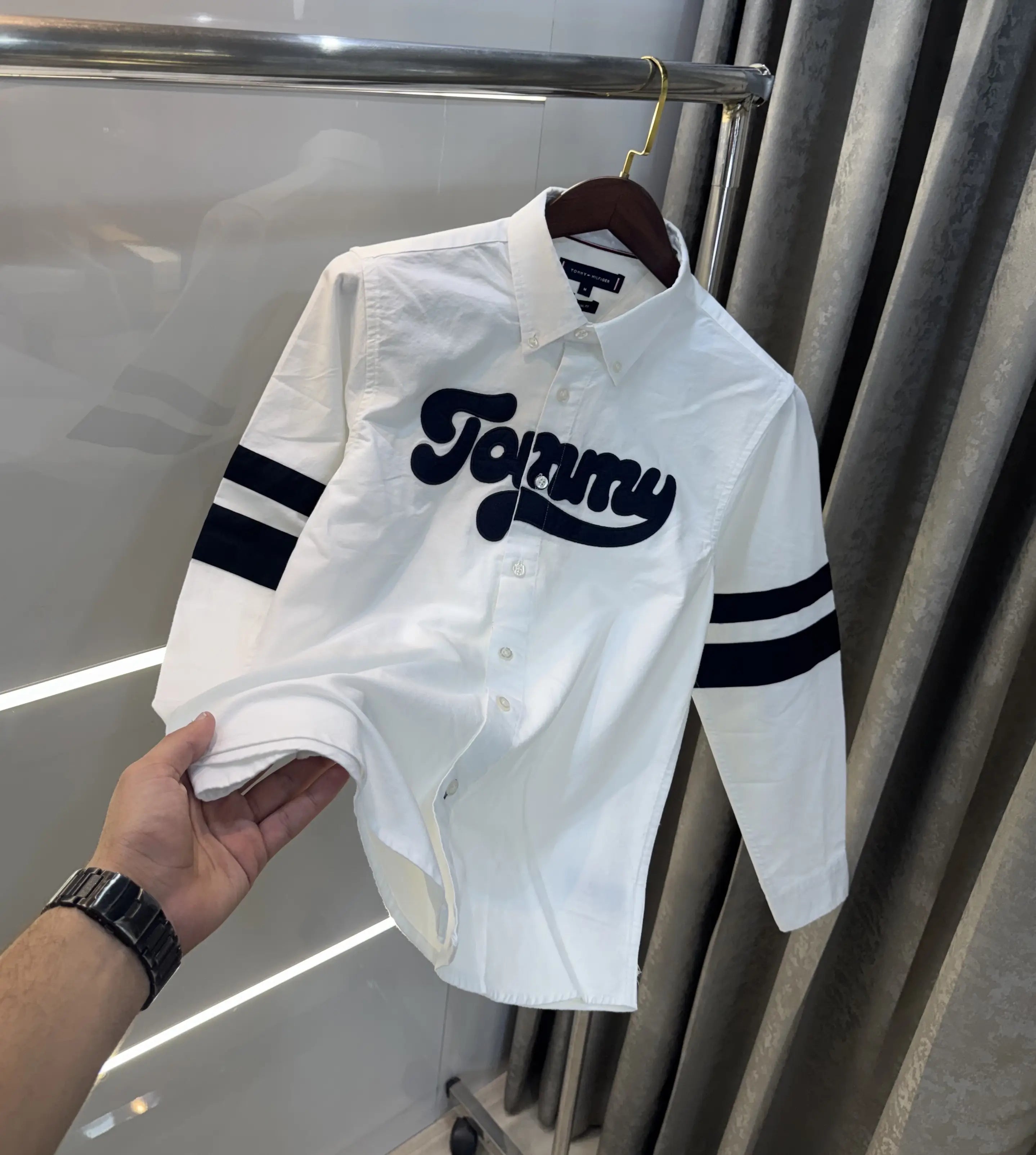 Tommy Hilfiger White Classic Premium Shirt Secondary image