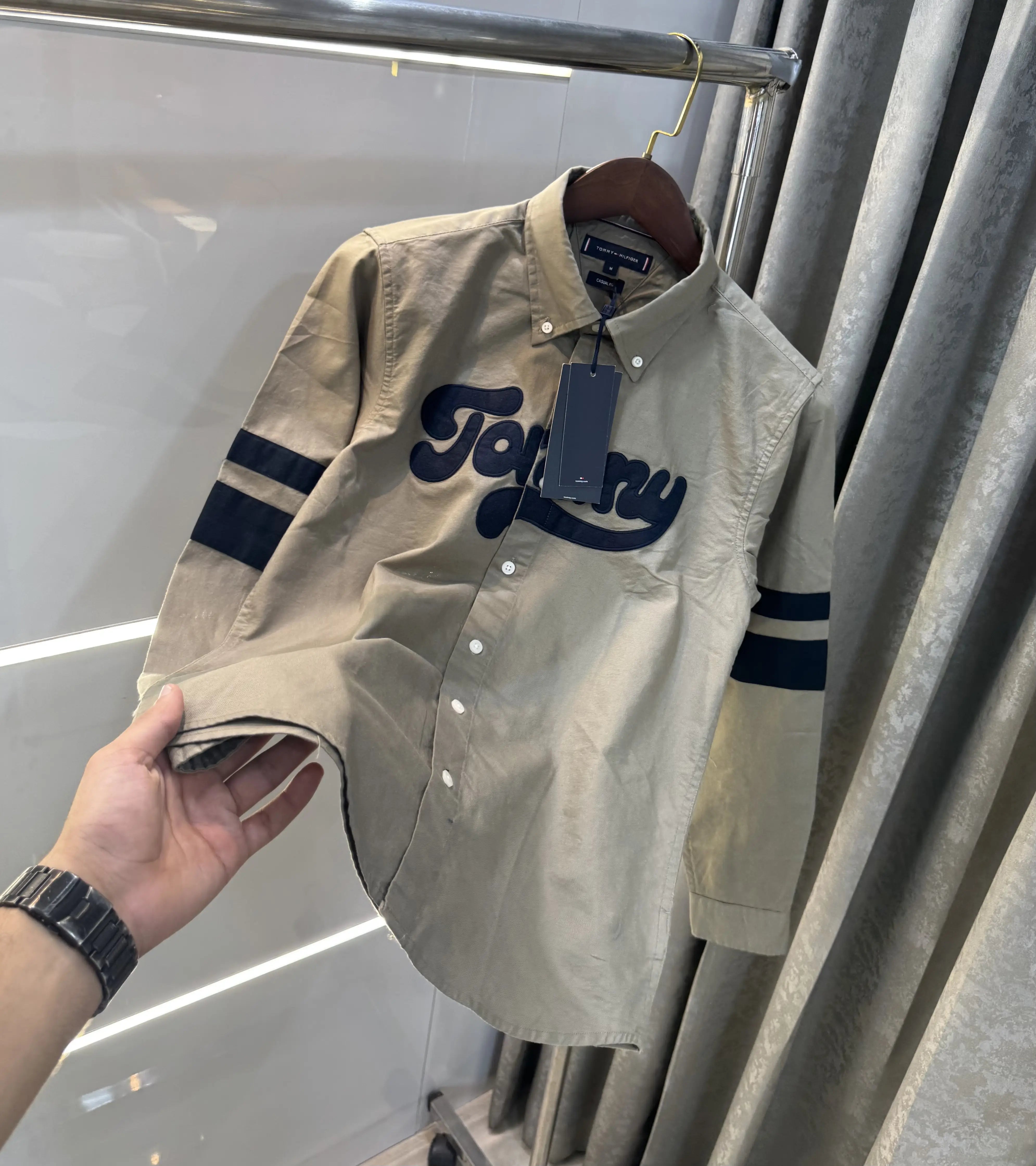 Tommy Hilfiger Olive Classic Premium Shirt Main image