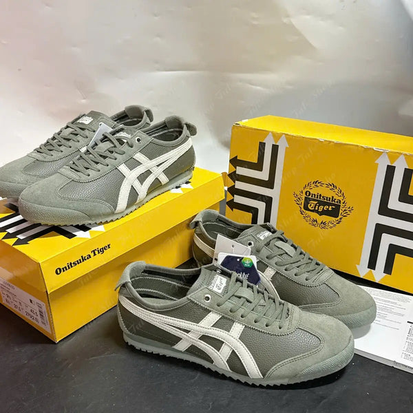 Onitsuka Tiger Mexico 66 SD VIN Mantle Green Ivory 7A Premium Sneakers D-2034