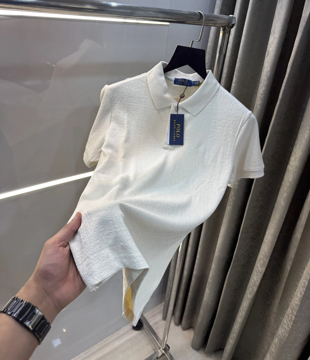 Ralph Lauren Cream Classic Polo T-Shirt