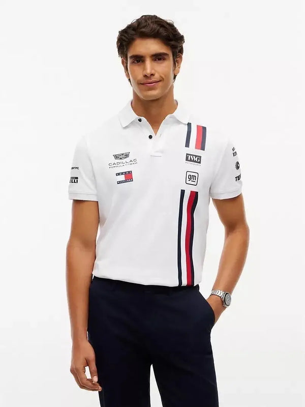 Tomm y Hilfiger White Premium Polo T-shirt