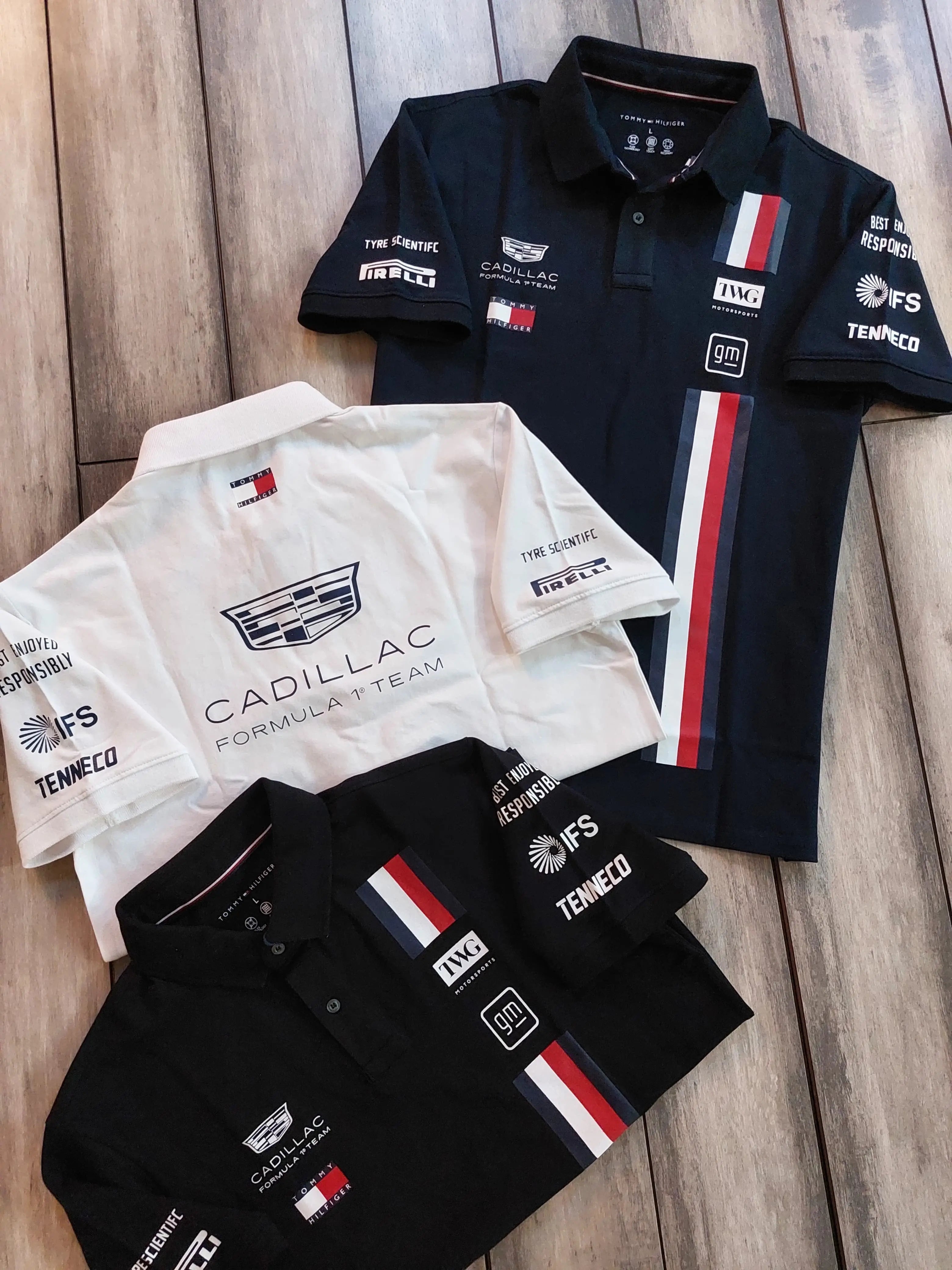 Tomm y Hilfiger Black Premium Polo T-shirt