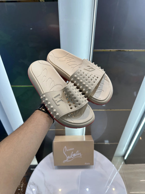 Christian_Louboutin_Take It Easy Beige Premium Slide