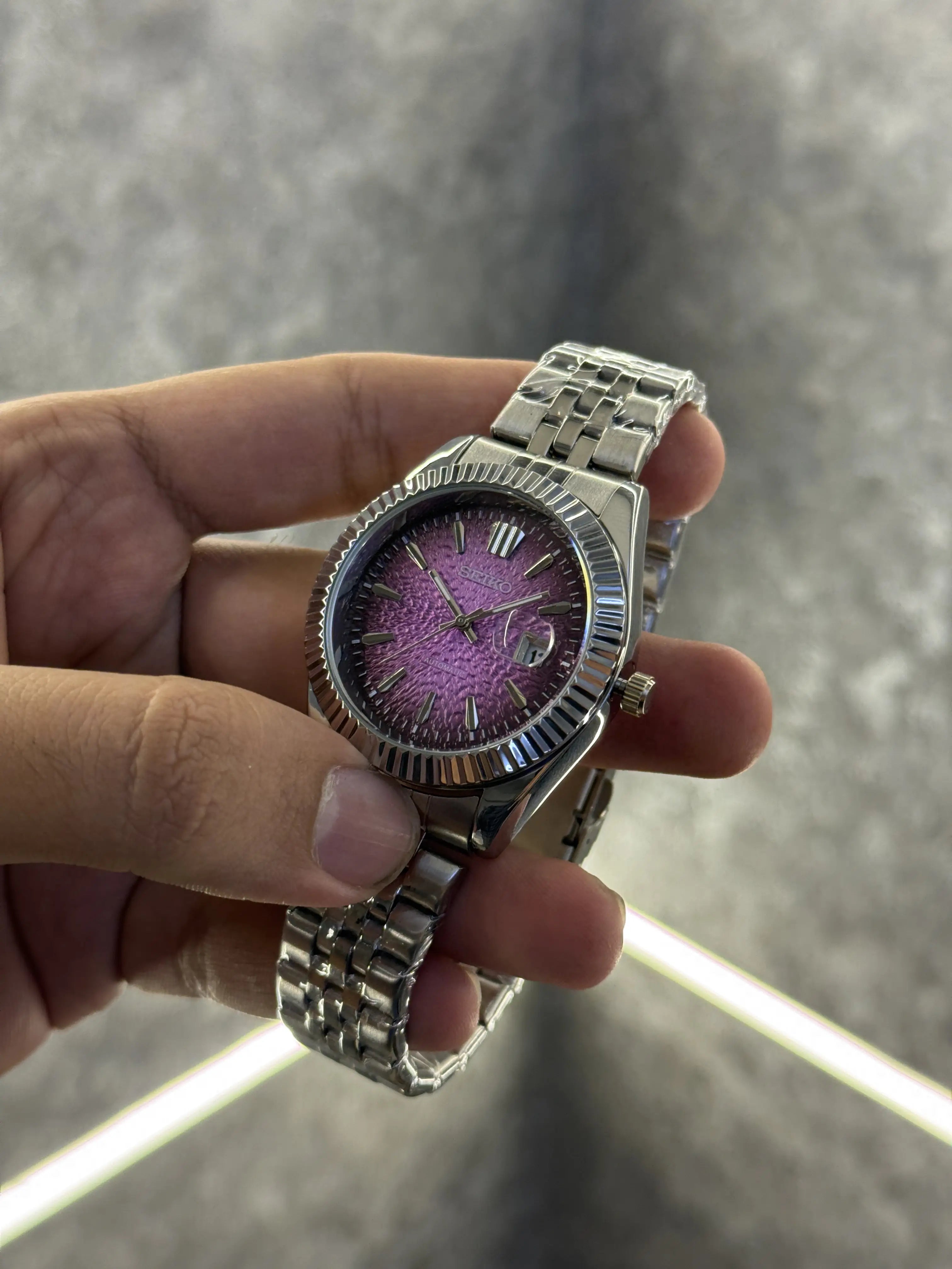 Seiko Purple Majesty Textured Premium OG Lock (movement like auto) Secondary image