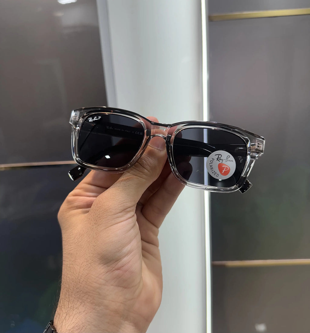 RayBan Ice Black Premium Shades 7701