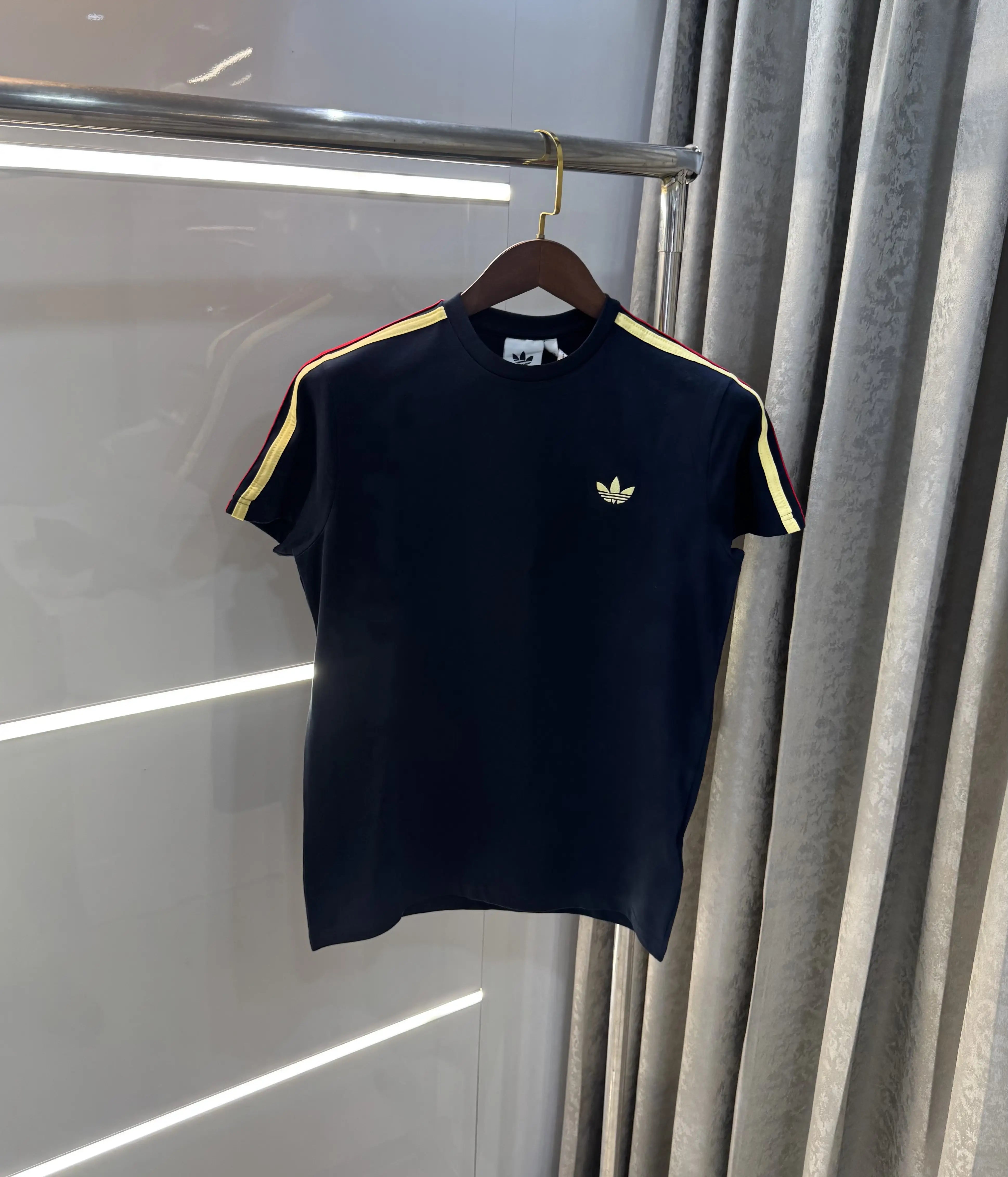 Adidas Blue Printed Premium Classic T-Shirt Secondary image