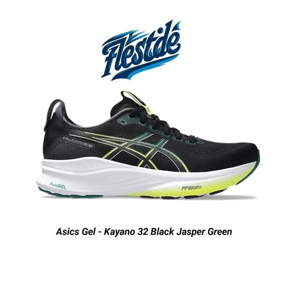 Asics_Gel Kayano 32 Black Jasper Green
