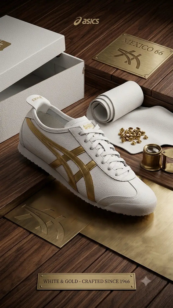 Onitsuka tiger mexico white gold