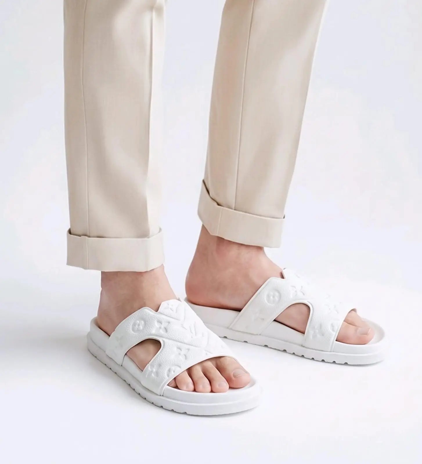 Louis_Vuitton Oasis Waterfront Mule White Main image