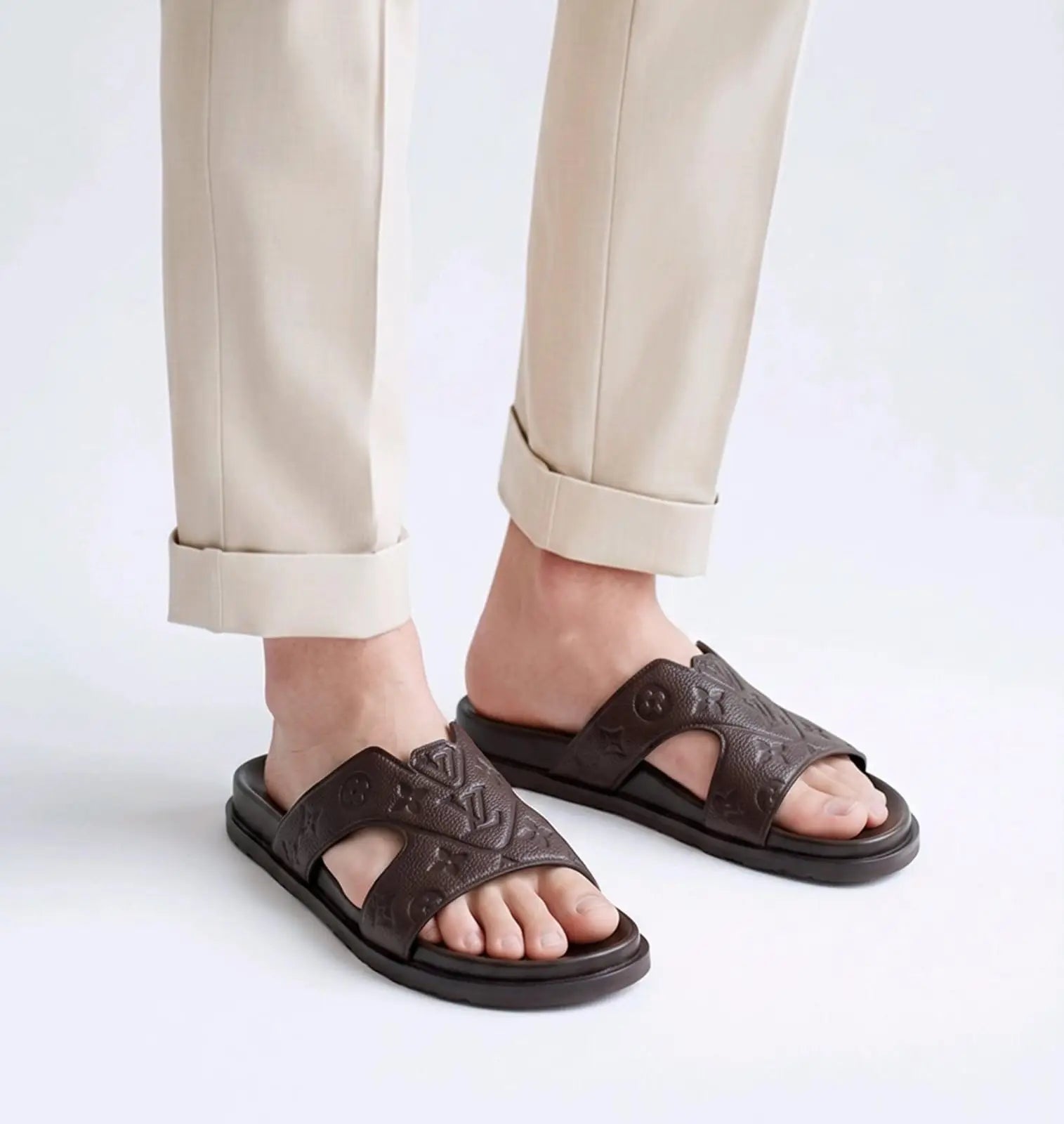 Louis_Vuitton Oasis Waterfront Mule Brown Main image