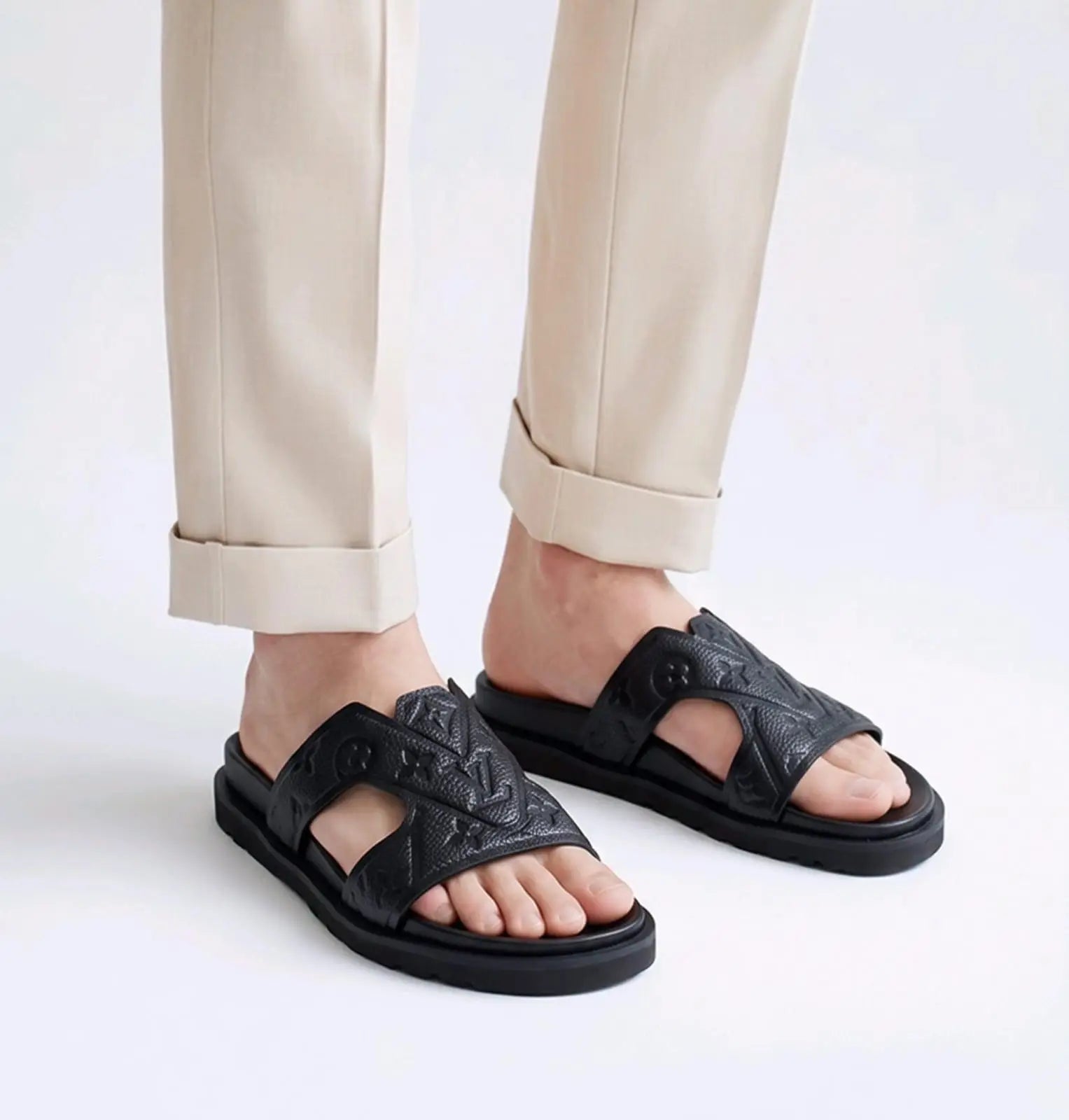 Louis_Vuitton Oasis Waterfront Mule All Black Main image