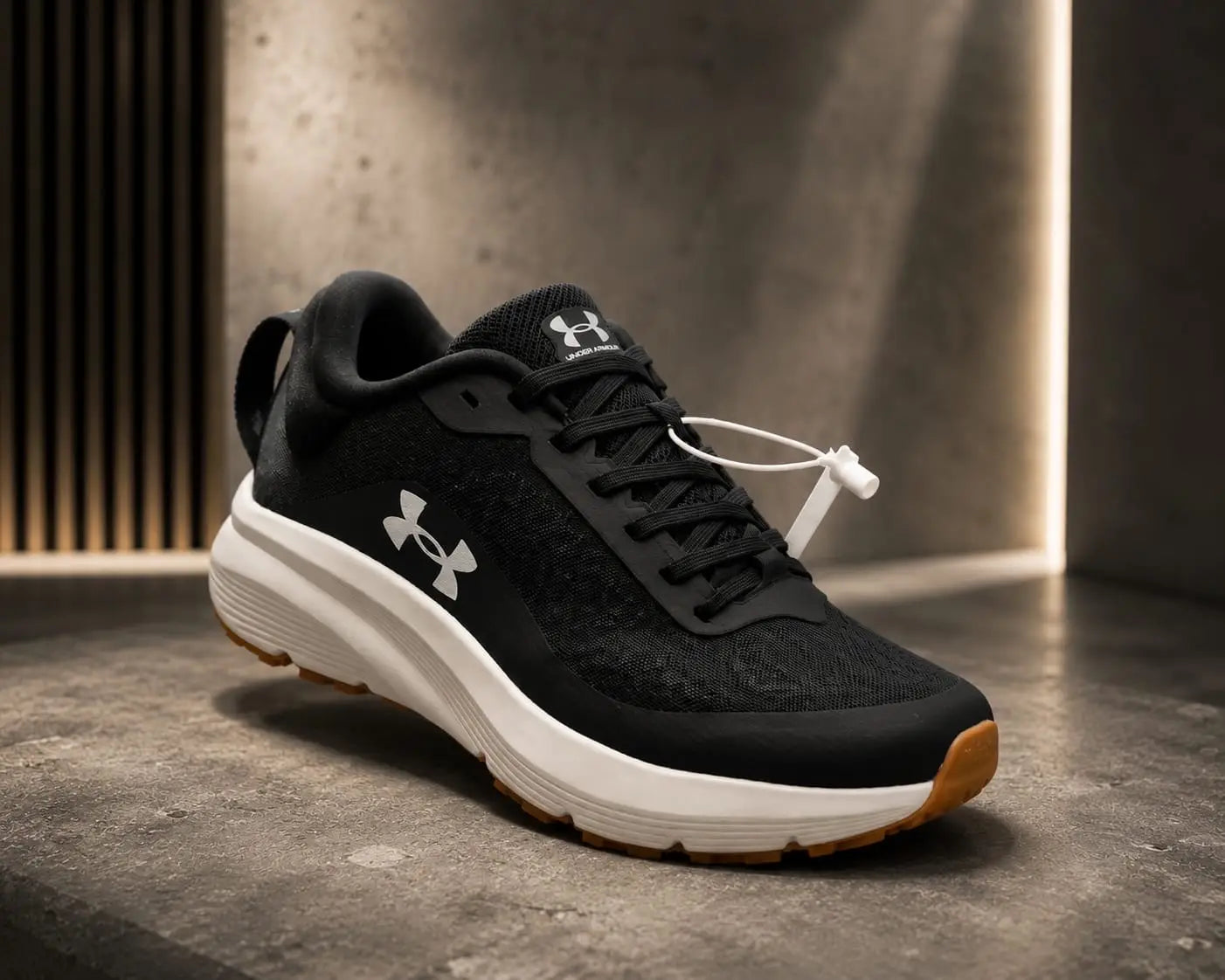 Under_Armour Charge Black White Shoes Secondary image