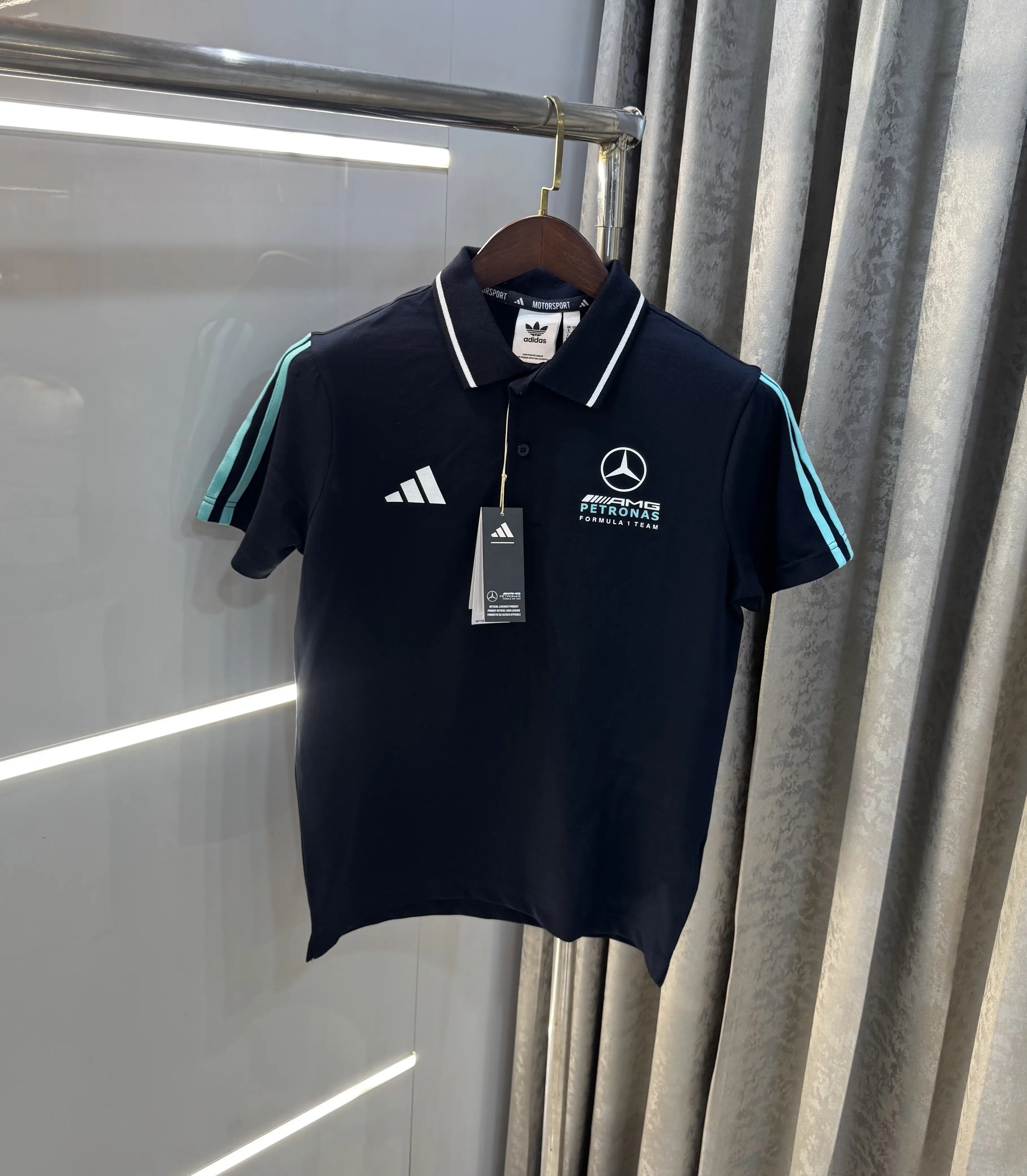 Adida s Navy Blue Premium Polo T-shirt Secondary image
