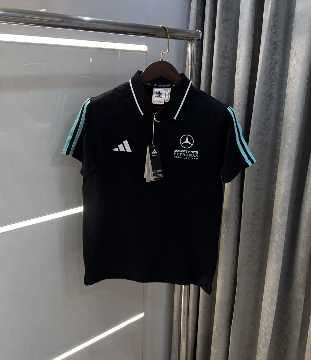 Adida s Black Premium Polo T-shirt