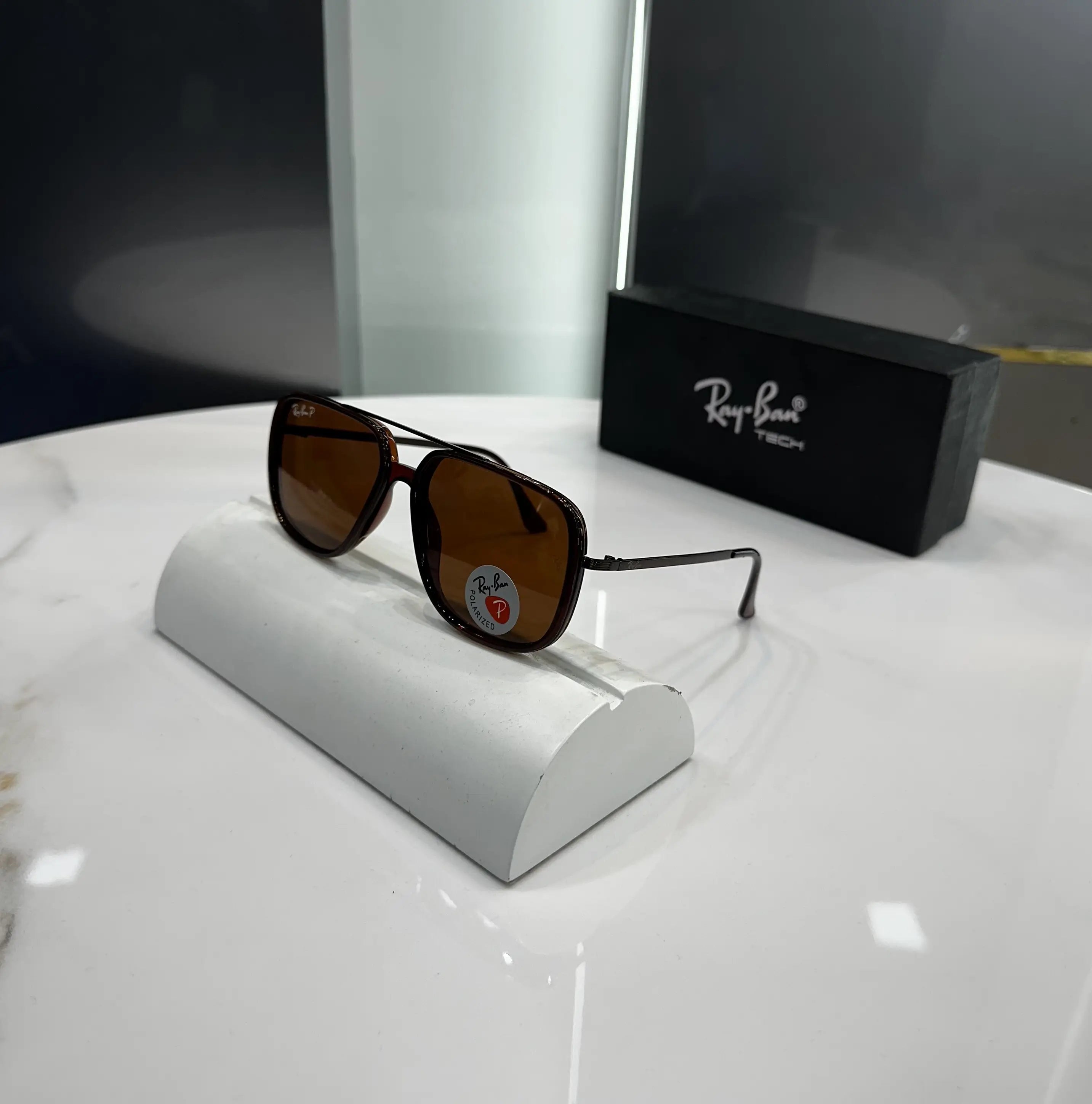 RayBan All Brown Metal Premium Shades 6523 Main image