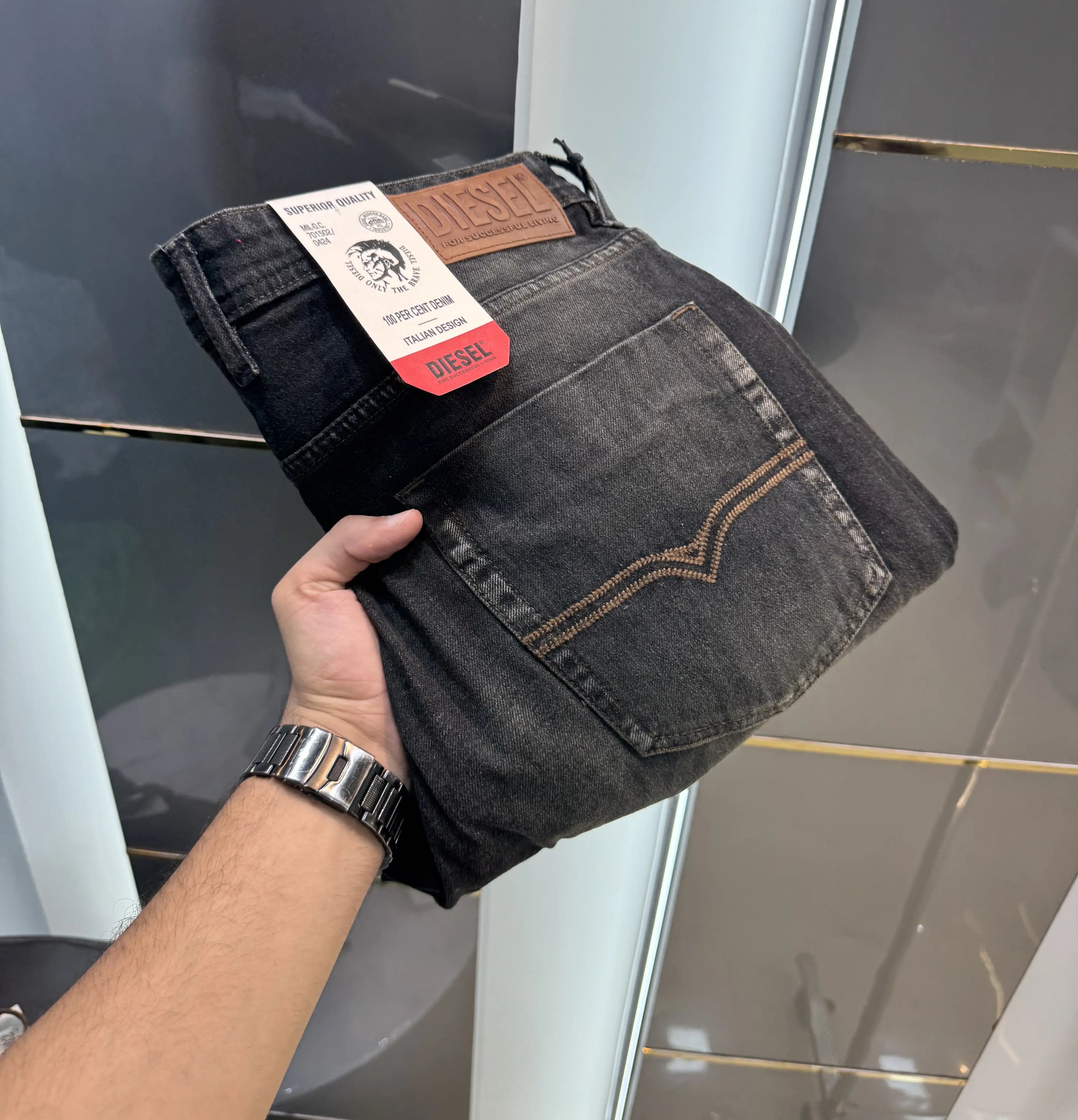 Diesel Carbon Black Imported Premium Denim