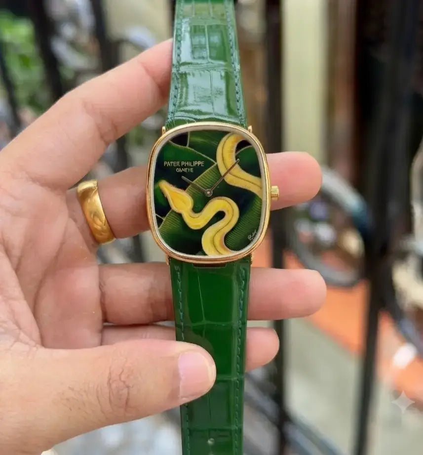 Patek Philippe Golden Ellipse “Burmese Albino Python” Main image