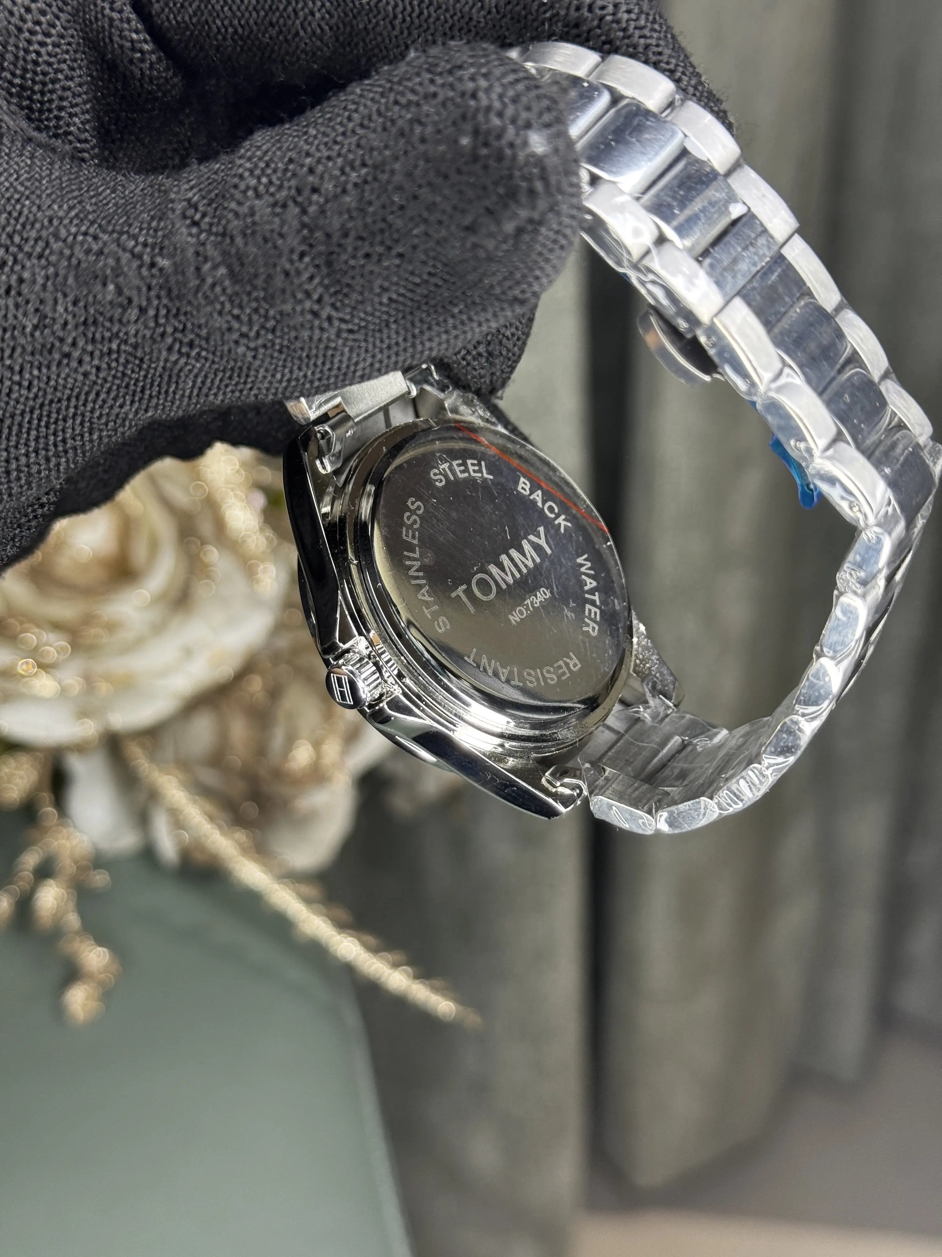Tommy Hilfige r Bruce Silver Blue Premium Quartz Watch