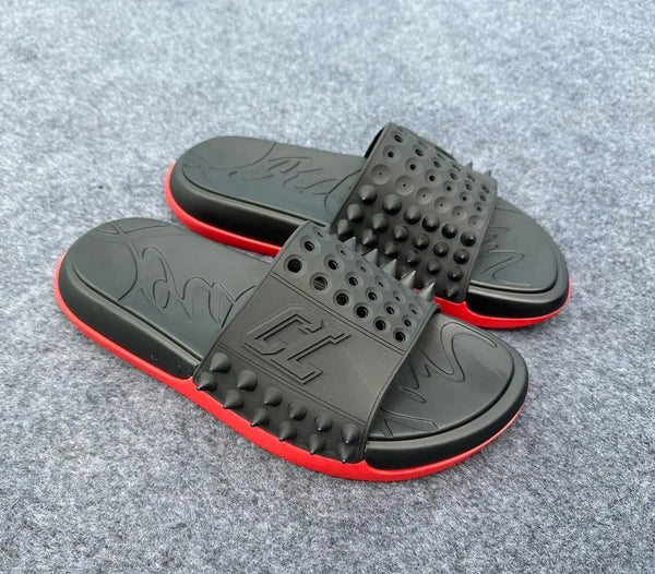 Christian_Louboutin_Take It Easy Black Premium Slide
