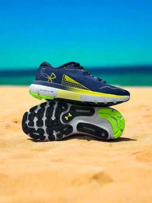 underr Armour HOVR Infinite 5 BLUE YELLOW Secondary image