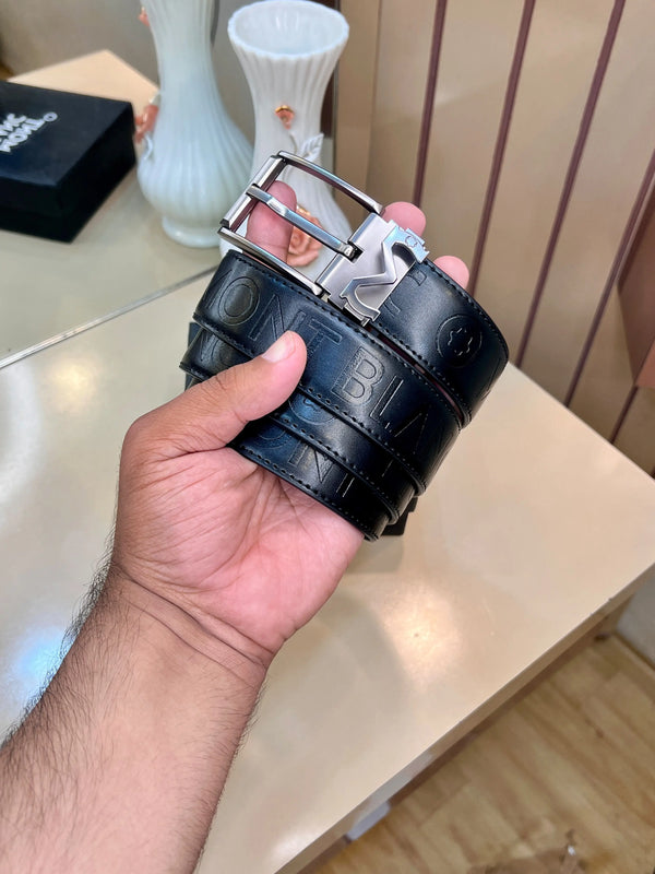 MONT BLANC PREMIUM QUALITY REVERSEABLE BELT WITH OG BO...X MB-704