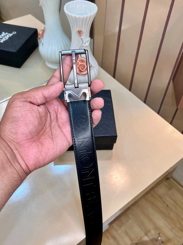 MONT BLANC PREMIUM QUALITY REVERSEABLE BELT WITH OG BO...X MB-704