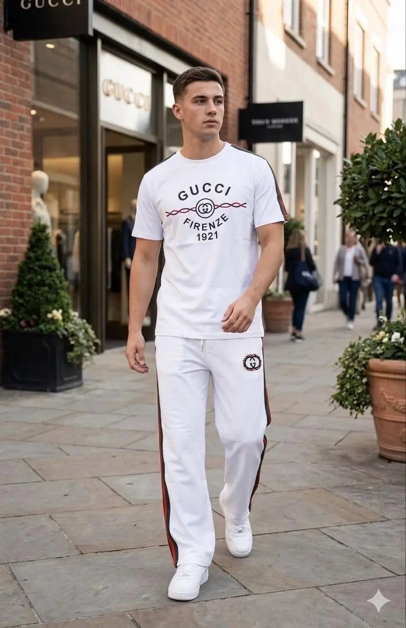 Gucci White Logo Work Premium Cord Set