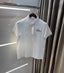 Lacost e White Embroidery Logo Premium Polo T-Shirt