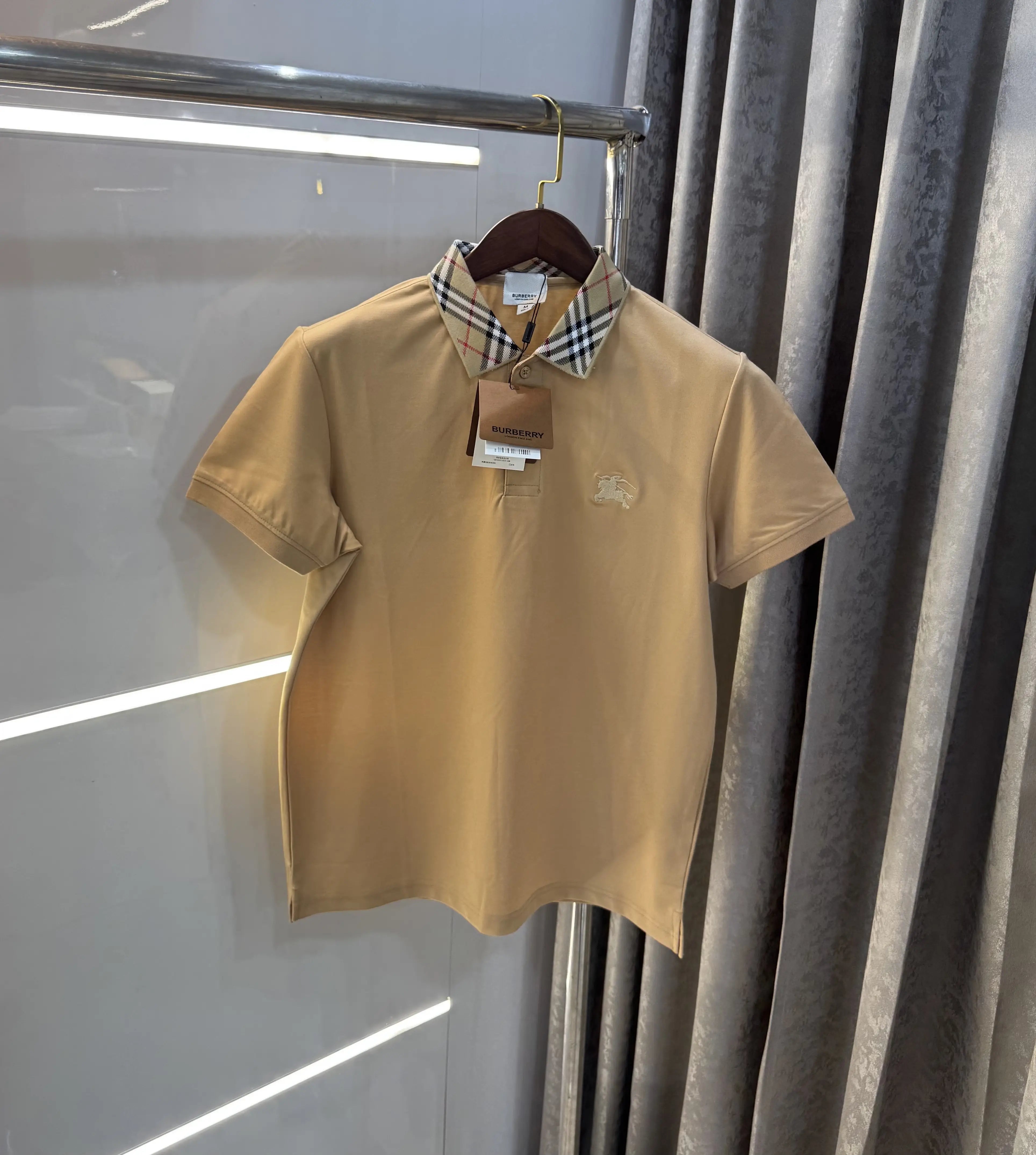 Burberr y Beige Imported Polo T-Shirt Secondary image