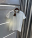 Burberr y White Imported Polo T-Shirt
